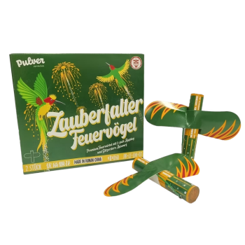Pulver Pyrotechnik Zauberfalter Feuervögel