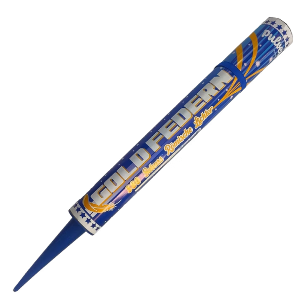 Pulver Pyrotechnik Gold Federn